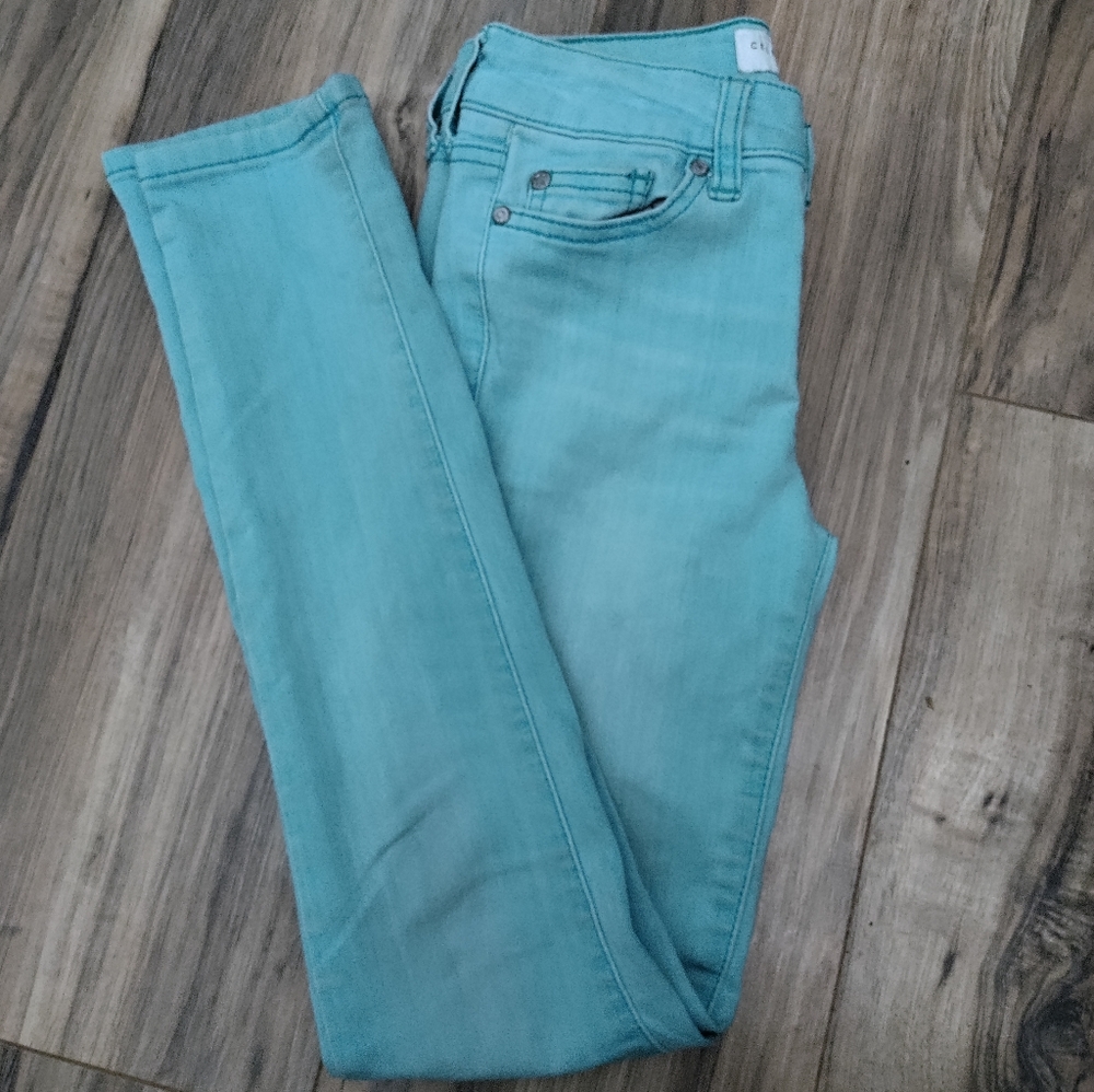 Celebrity Pink aqua skinny jeans